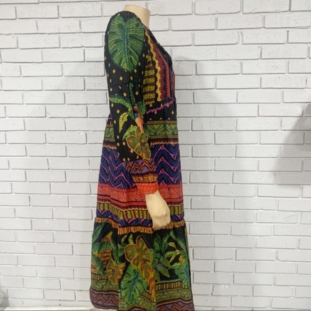 Farm Rio Women’s‎ Forest Tapestry Midi Dress - Picture 10 of 12